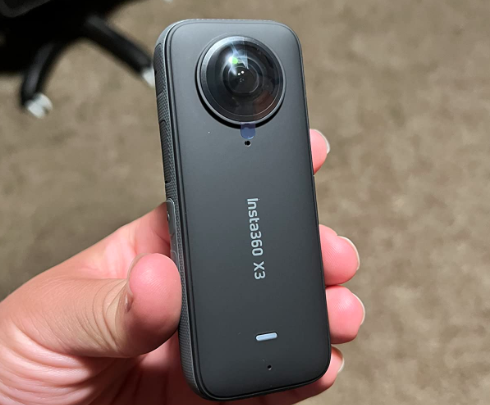 Insta360 ONE X2 360-degree camera with selfie stick and 64GB card