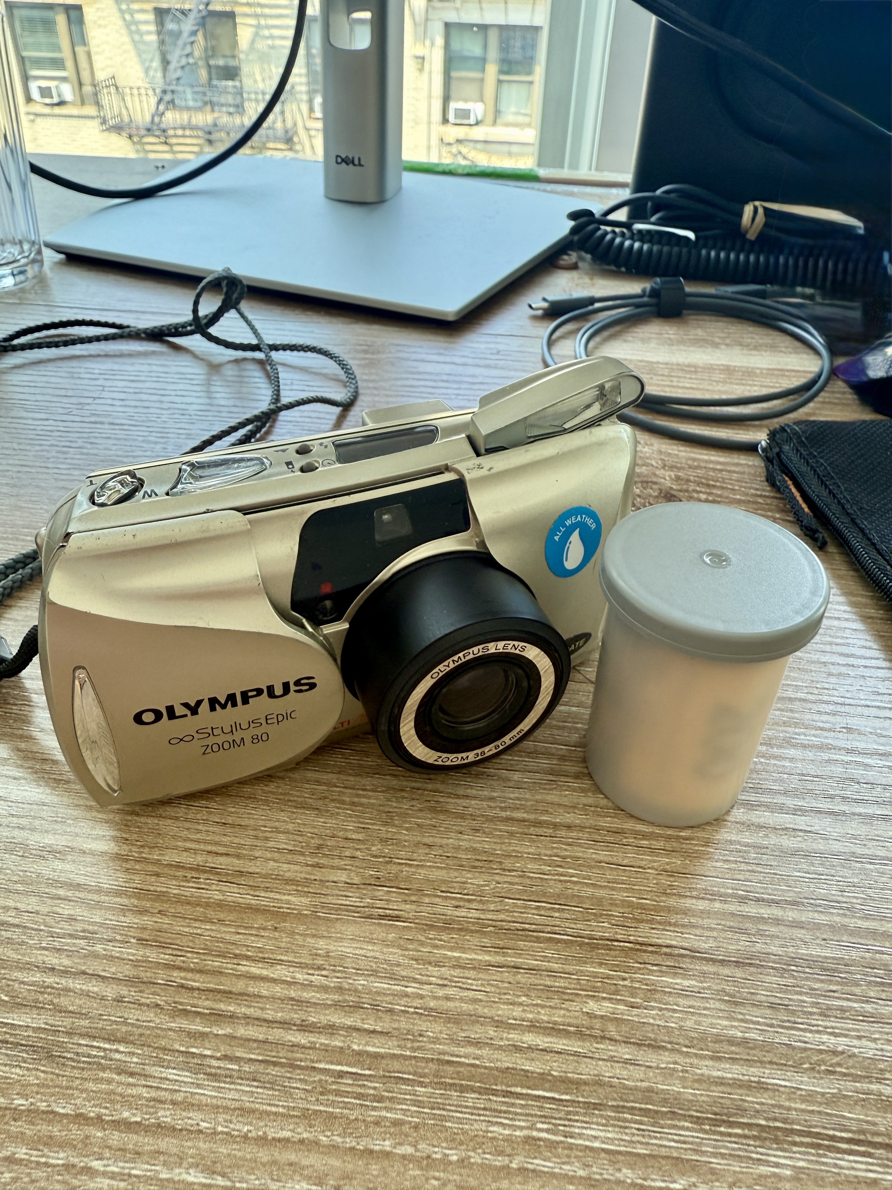 Olympus Stylus Epic Zoom 80 point-and-shoot 35mm film camera